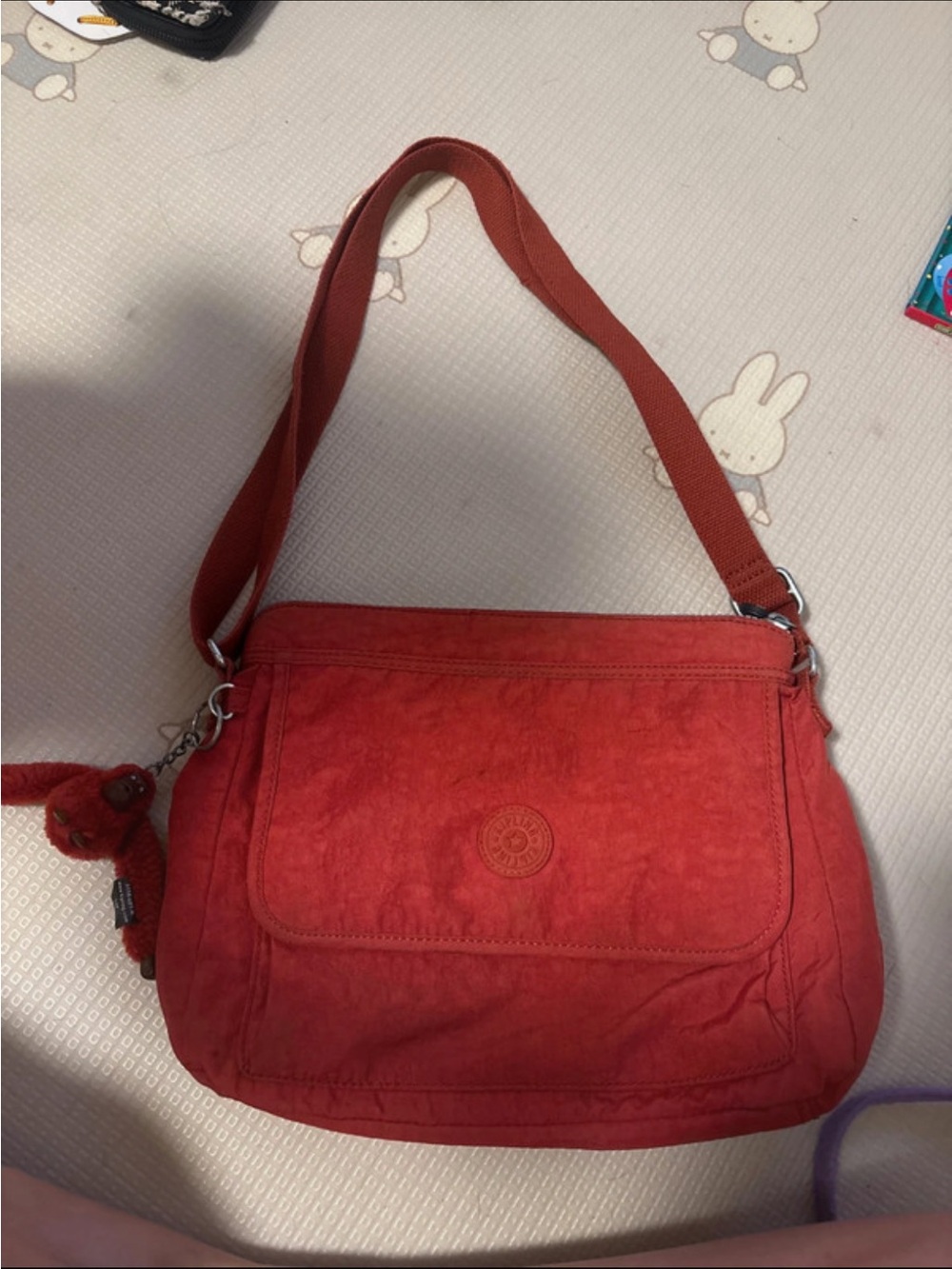 Kipling Red Shoulder Crossbody Bag